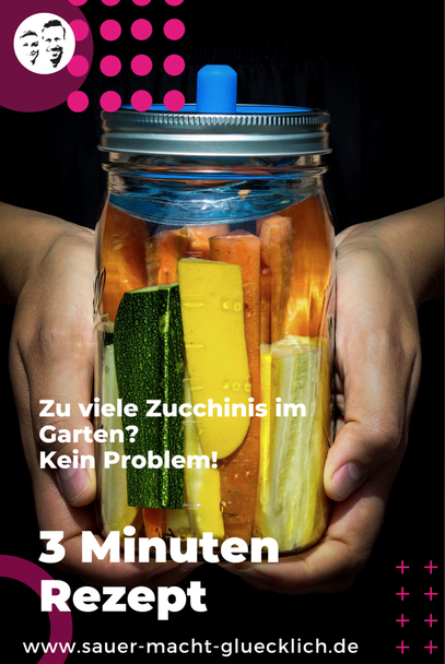 Schönere Haut mit diesem Rezept - Zucchini & Karotten fermentieren