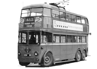 Vintage 1950s London omnibus