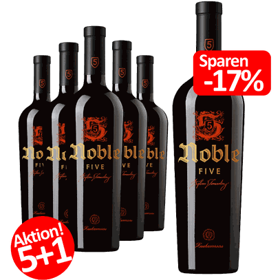 6-er Weinpaket Budureasca Noble 5 - Cuvee 2021  | 5 +1 GRATISAKTION