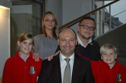 Vorstellung mit Kinderprinzenpaar beim Velberter Bürgermeister am 29.10.2012