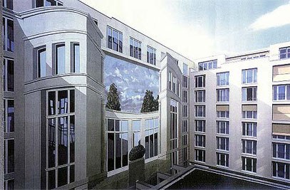 Gert Neuhaus Wandbild/Mural Stuttgarter Hof