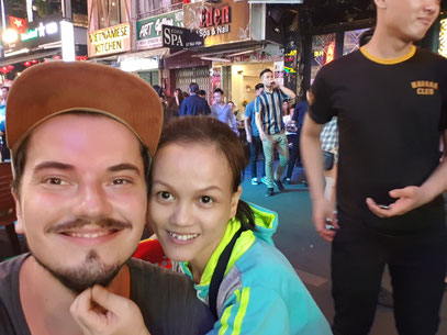 Chewing Gum sellerin Bui Vien Road Saigon HCMC
