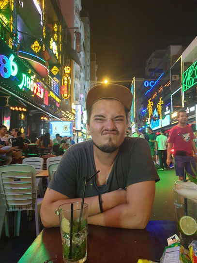 Happy in Bui Vien Saigon HCMC Vietnam