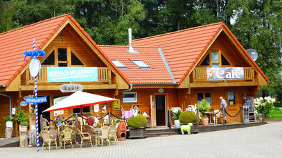 Stellplatz Sagter Ems, Strücklingen -Blockhaus