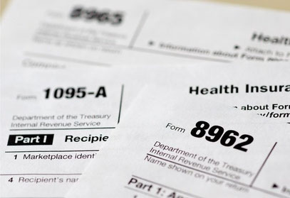 Health care tax forms 8962, 1095-A, and 8965, are seen in Washington. Being uninsured in America will cost you more in 2015. In 2015, all taxpayers have to report to the Internal Revenue Service for the first time whether or not they had health insurance 