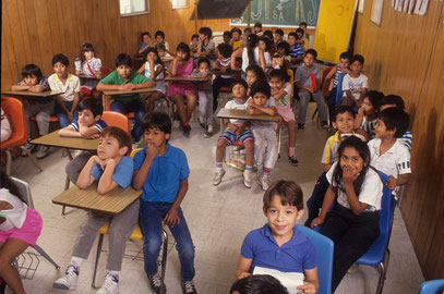 Classroom in Edgewood School District, San Antonio, TX.  Texas Tribune photo by Bob Daemmrich.