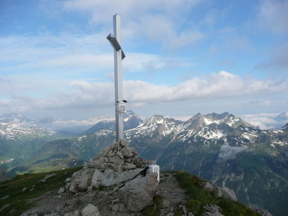 Am Gipfel des Hochrappenkopfes