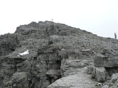 Aufstiegsgelände an der Rüfispitze