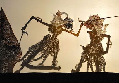 wayang kulit dictée illustration