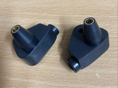 P41- Bosch ZU2 ( Pair L & R ) .. with brass sleeve for 5mm dia. carbon brush ..CHF 26.00