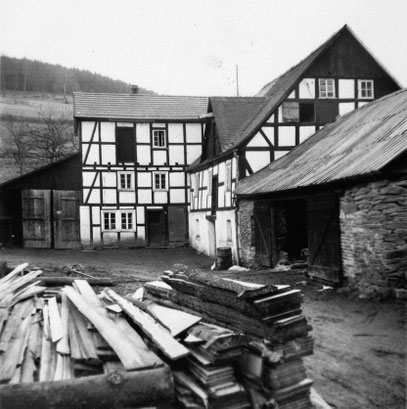 Mahl- und Sägemühle in Sallinghausen (Foto: um 1950)