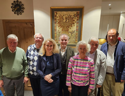 v.L.n.R.: Hannes Baumgartner, Walter Zwiletitsch, Claudia Feller, Johannes Ausserladscheiter, Gaby Blattl, Richard Mikats, Leopold Liener, Johann