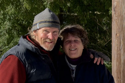 A photo of Michael and Kathy Nerrie, the builders & stewards of Distant Hill Gardens and Nature Trail, 