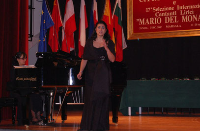 Simona Guaiana è stata Finalista al Concorso Lirico Internaz Mario Del Monaco di Marsala