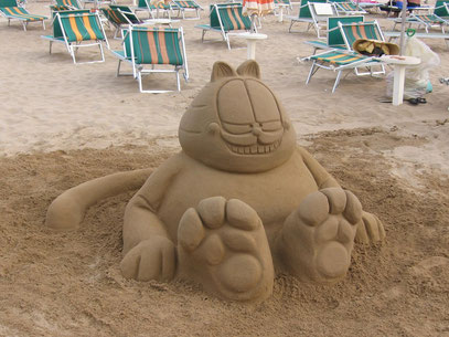 Garfield sand Miramare 2011