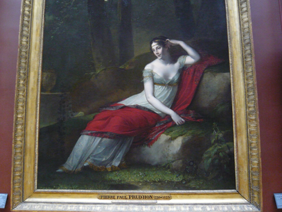 Detail: Josephine Bonaparte, 1805, Pierre Paul Prud'hon, Louvre.