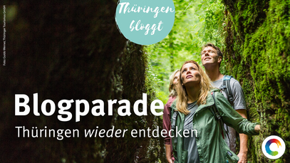 Banner der Blogparade "Thüringen wieder entdecken"