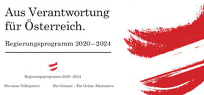 Das Logo des Regierungsprogramms 2020