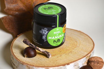 Une photographie de pot de Miel de Manuka NPA de Nouvelle-Zélande de Puri New Zealand