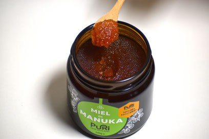Photographie d'un pot de Miel de Manuka NPA 10+ de 240g vendu par Puri New Zealand