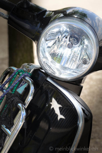 Vespa Chrom Klassiker Shark Motorroller