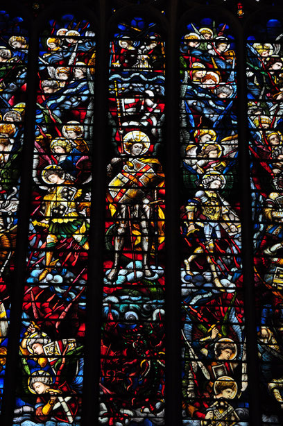 Glasfenster in der Christ Church Cathedral, (Ausschnitt)