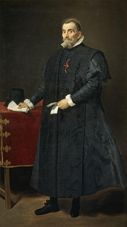 Diego Velázquez.D Diego del Corral, esposo de  Dña Antonia de Ipeñarrieta. 1632.Óleo sobre lienzo 215x110cm.Museo del Prado Madrid.