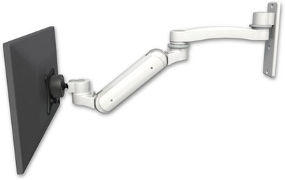 ASUL180iBV-W3-A1｜逆向き＋ロング延長アーム 壁面固定モニターアーム