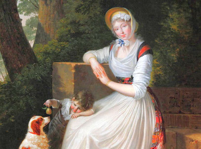 Lady Holland con su hijo, de Louis Gauffier. Museé Fabre/Wikimedia Commons