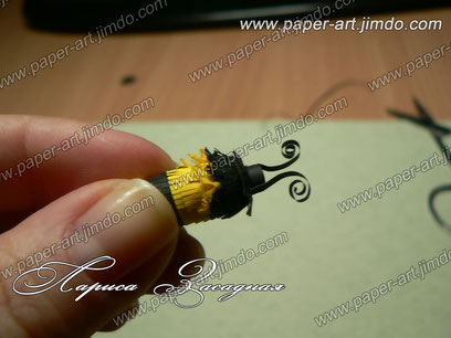 пчелка картины квиллинг бумага цветы