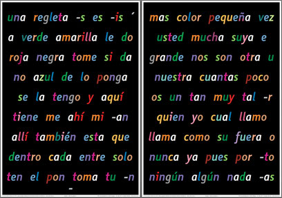 Spanish - Silent Way charts 1 and 2