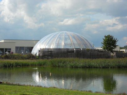 Kuppel des Salzsee in den Franken Thermen Bad Windsheim