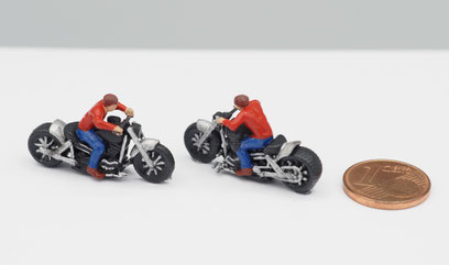 Motorräder / PKW / Figuren / Ausschmückung, Spur H0 (1:87) - bei Interesse auf Bild klicken