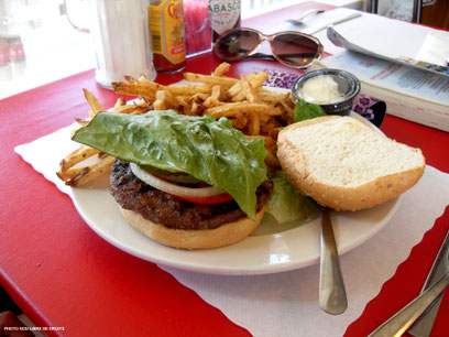 Hamburger made in USA, photo non libre de droits