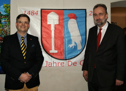 Matthias Laurenz Gräff und Karl von Habsburg