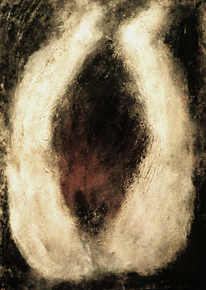 Meine Muse, meine Möse, Acryl auf Leinwand, 80x70, 2011