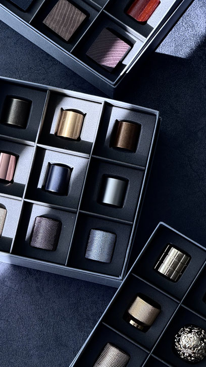 香水キャップはアート要素をもつ。