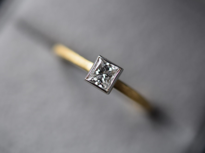 個性あるファンシーカット、プリンセス(四角)