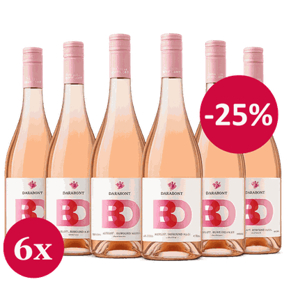 6-er Weinpaket BO - (DA-RA-BO-NT) Rose Familia Darabont 2025