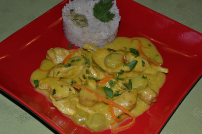 curry de poulet 