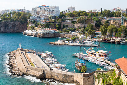 The harbor of Antalya