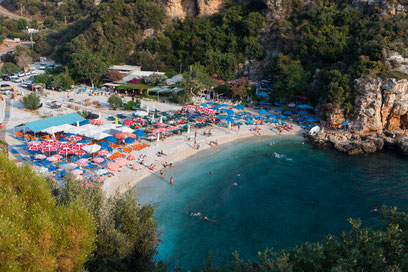 Kas Beach where Viviane and Bastian stayed for 2 nights