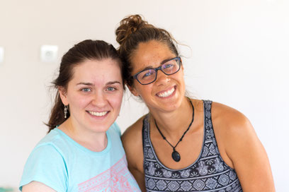 Couchsurfing host Emilia and Viviane
