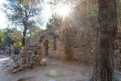The ancient city of Olympos