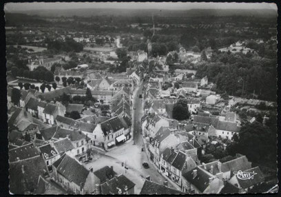 Vue aérienne de Rémalard Orne