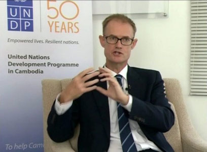 Nick Beresford est le directeur national du Programme des Nations Unies pour le Développement au Cambodge
