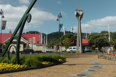 Uhren Museum mit Sonnenuhr in Whangarei