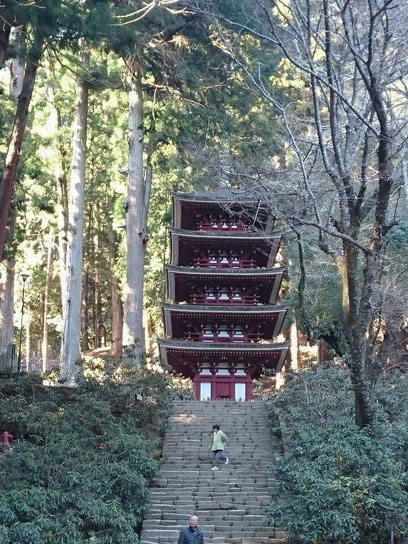 奈良県北東部にある女人高野山 室生寺の五重塔