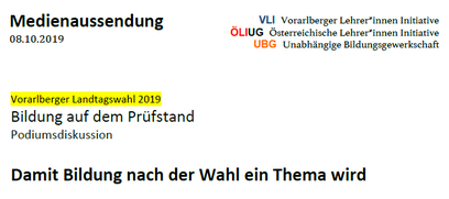 Podiumsdiskussion: Bildung auf dem Prüfstand