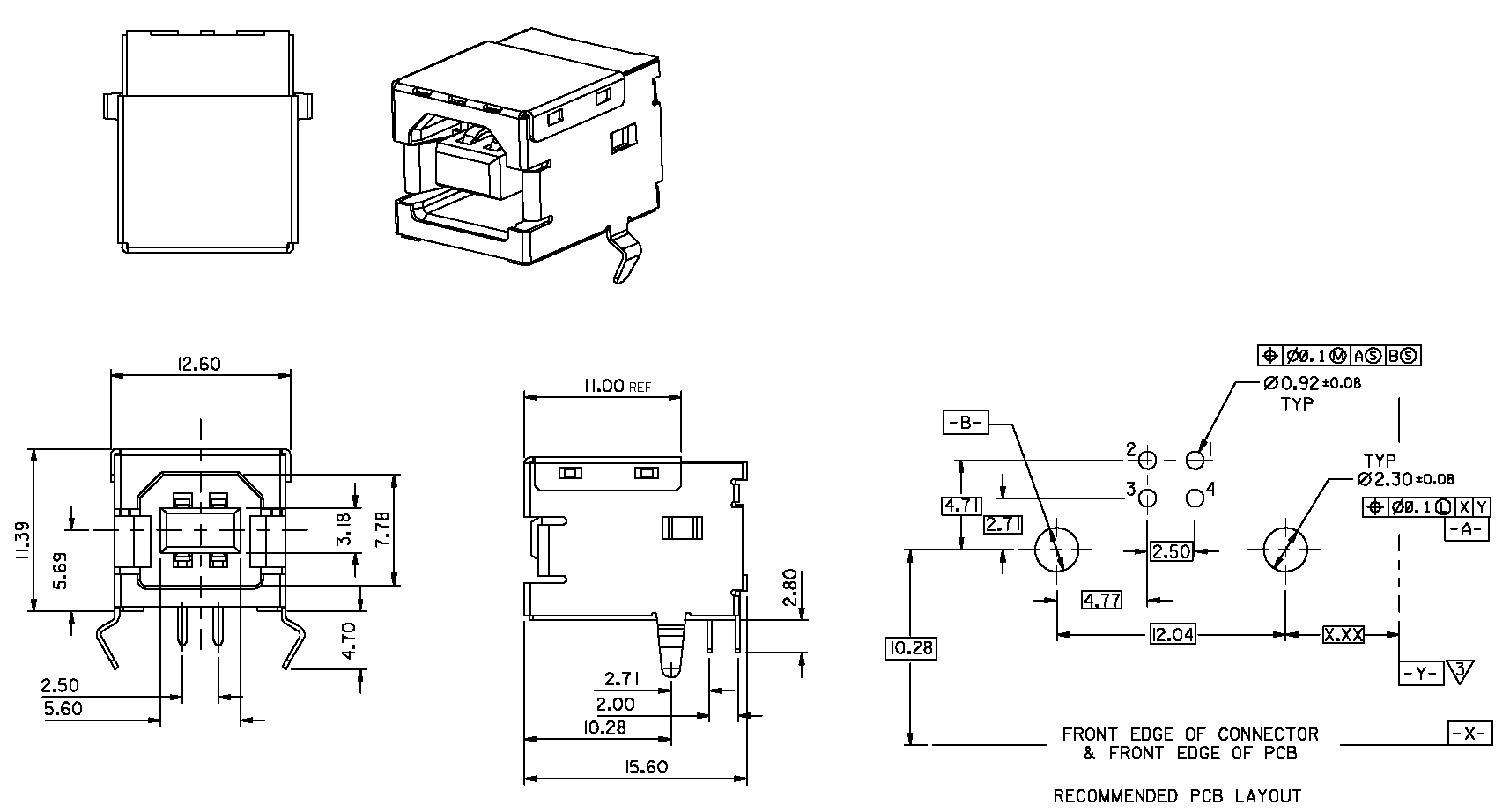 Conectores Usb Electronica Guatemala Smd